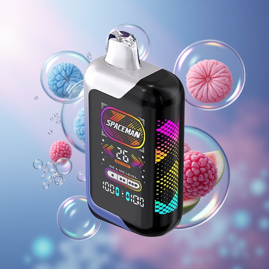 SPACEMAN SP40000 Engångsvape Blå Hallon Is 20ml 1000mAh svensk grossist