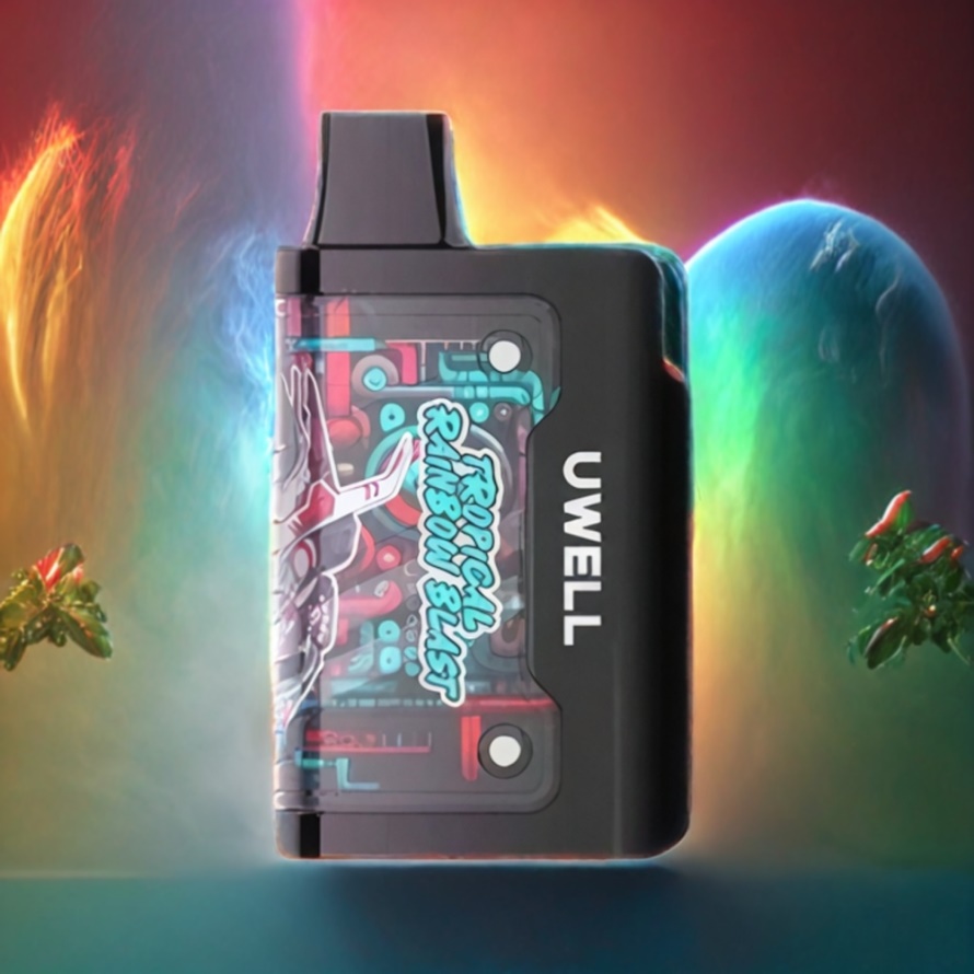 UWELL Cyberbar 8000 Pod System Tropisk Regnbågsblast svensk grossist 16ml 1800mAh