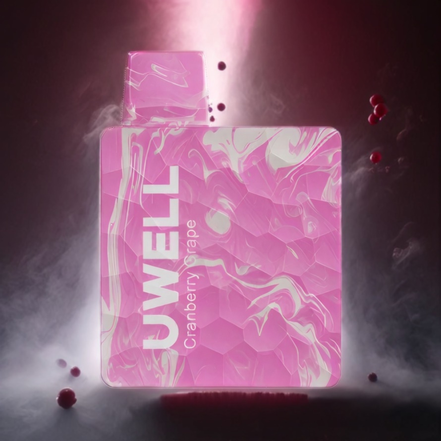 UWELL DK5000 Pod System Tranbär Druva 1.0 ohm Mesh Coil 10 ml svensk grossist