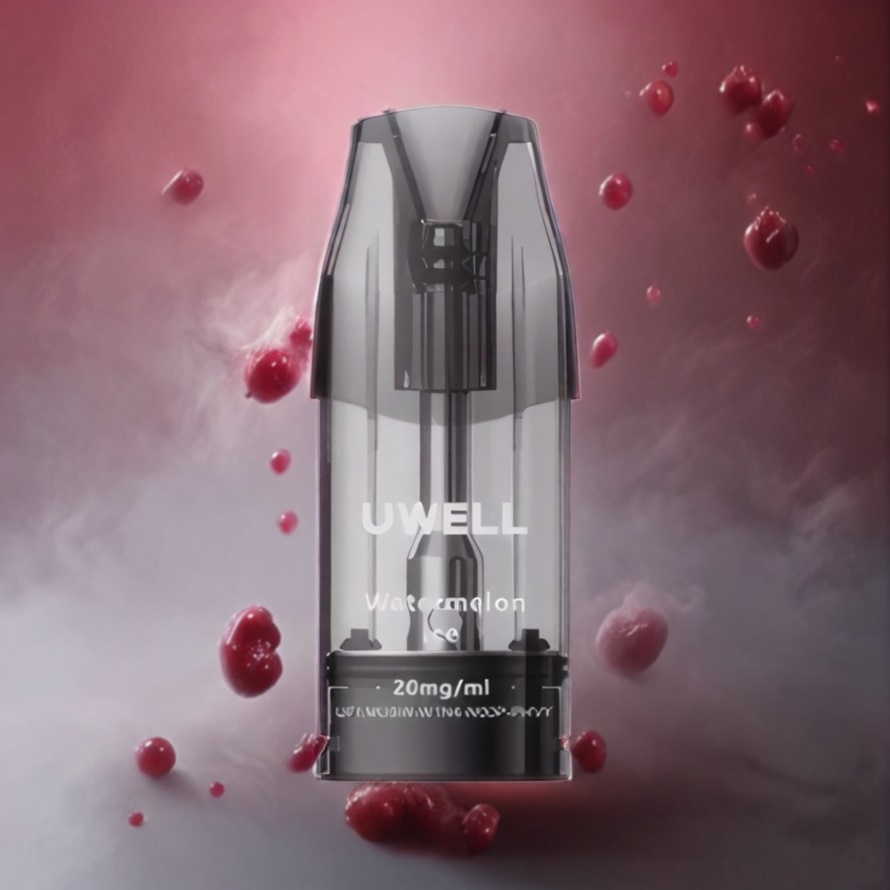 UWELL DQ600 Pod System Körsbär Rosa 600 mAh 1.2 ohm Mesh Coil svensk grossist