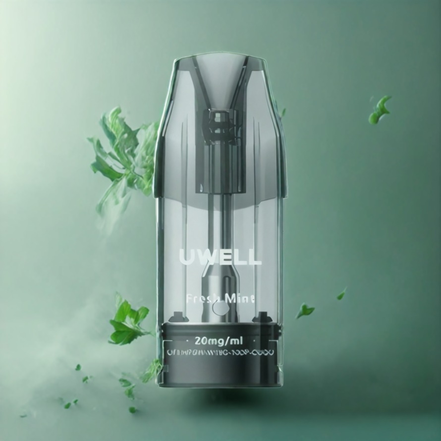 UWELL DQ600 Pod System Myntgrön (1.2 ohm Mesh Coil, 600 mAh, Type-C) – svensk grossist