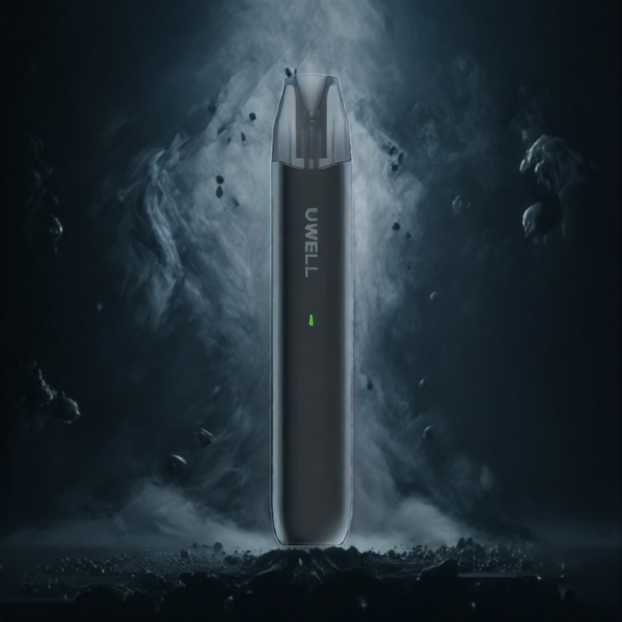 UWELL DQ600 Pod System Natt Svart – 600 mAh, Type-C, svensk grossist