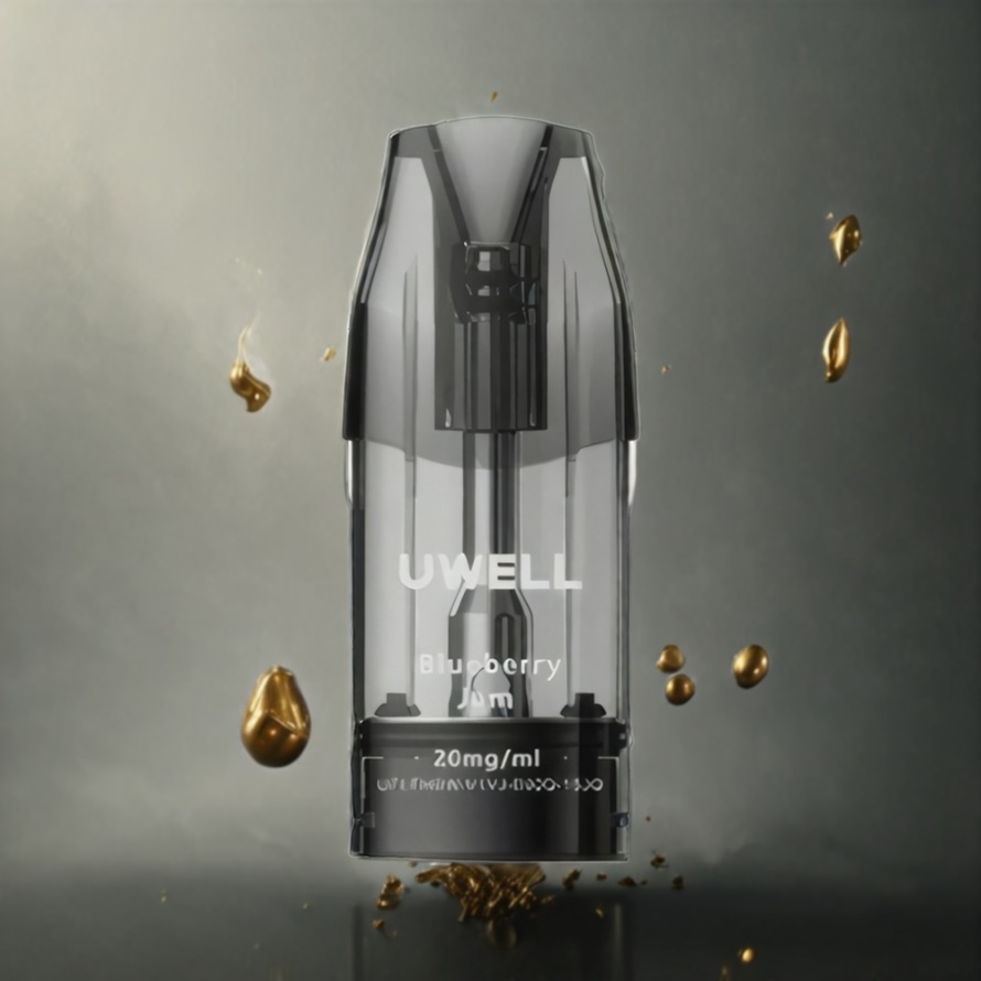 UWELL DQ600 Podsystem Lyxigt Guld Svensk Grossist 600 mAh Type-C 2 ml 1.2 ohm