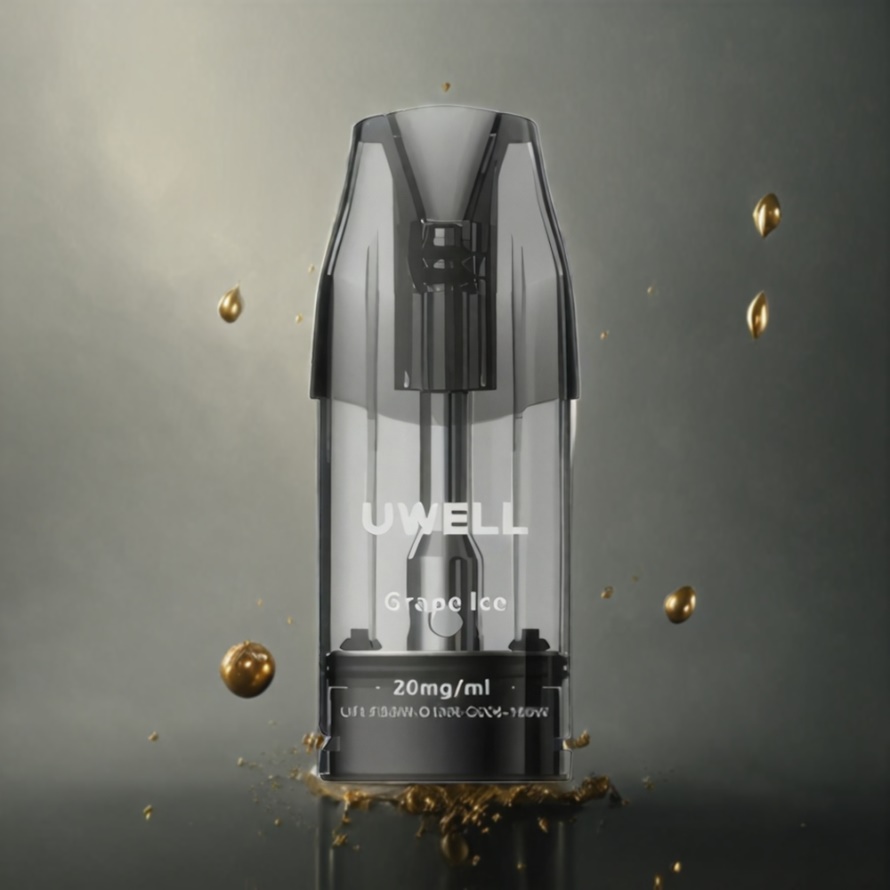 UWELL DQ600 Podsystem Lyxigt Guld Svensk Grossist 600 mAh Type-C 2 ml 1.2 ohm