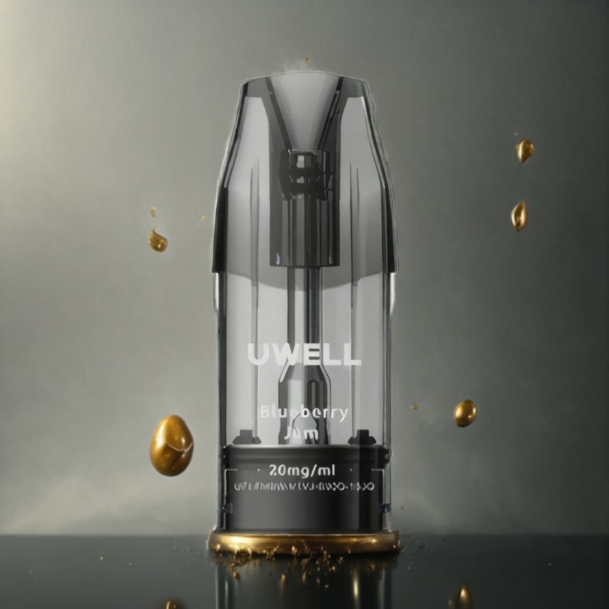 UWELL DQ600 Podsystem Lyxigt Guld Svensk Grossist 600 mAh Type-C 2 ml 1.2 ohm
