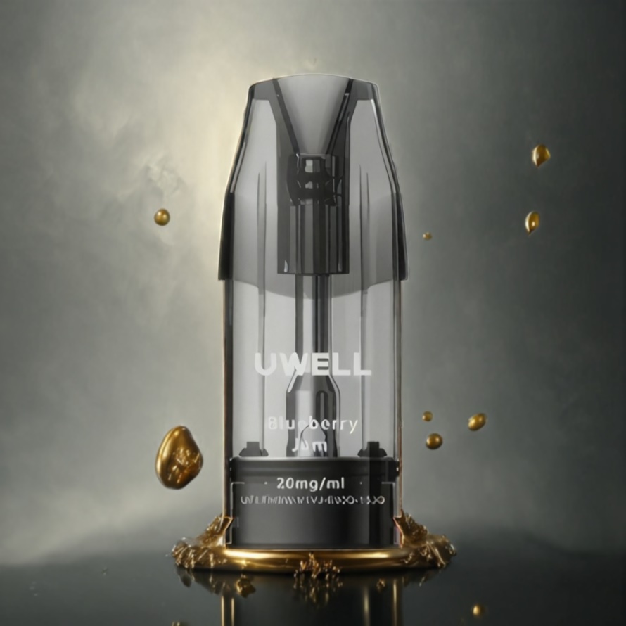 UWELL DQ600 Podsystem Lyxigt Guld Svensk Grossist 600 mAh Type-C 2 ml 1.2 ohm
