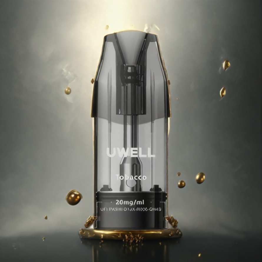 UWELL DQ600 Podsystem Lyxigt Guld Svensk Grossist 600 mAh Type-C 2 ml 1.2 ohm