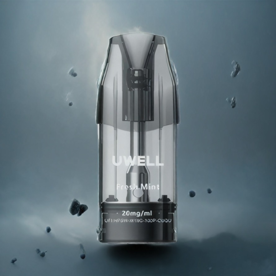 UWELL DQ600 Podsystem Silver Grå 1.2 ohm Mesh Coil 600 mAh 2 ml svensk grossist
