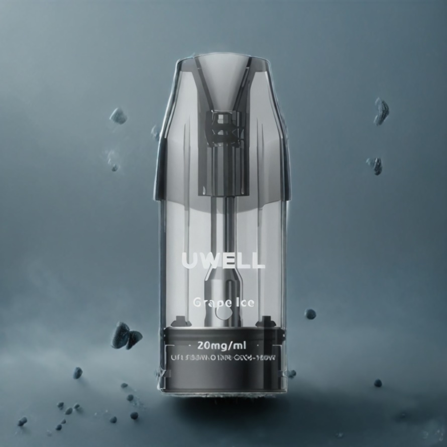 UWELL DQ600 Podsystem Silver Grå 1.2 ohm Mesh Coil 600 mAh 2 ml svensk grossist