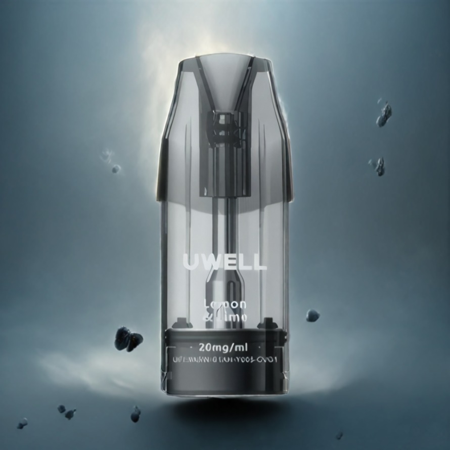 UWELL DQ600 Podsystem Silver Grå 1.2 ohm Mesh Coil 600 mAh 2 ml svensk grossist