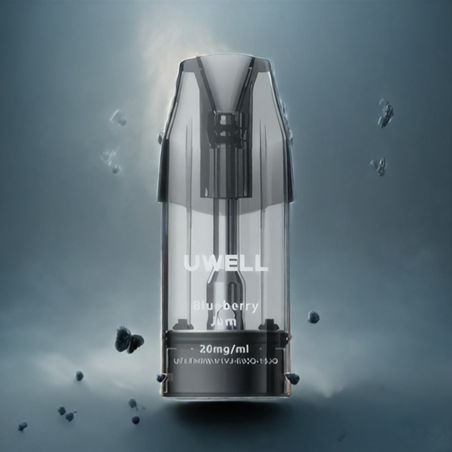 UWELL DQ600 Podsystem Silver Grå 1.2 ohm Mesh Coil 600 mAh 2 ml svensk grossist