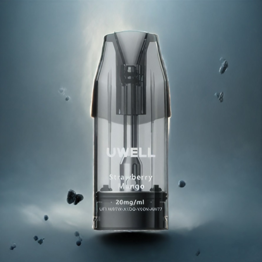 UWELL DQ600 Podsystem Silver Grå 1.2 ohm Mesh Coil 600 mAh 2 ml svensk grossist