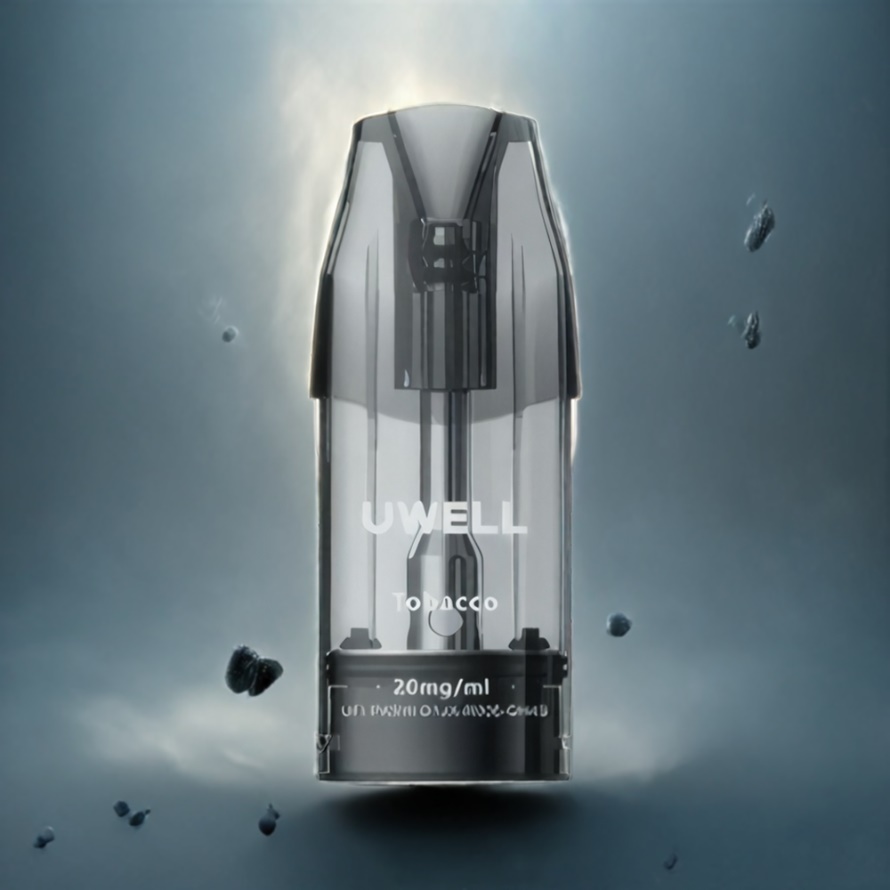 UWELL DQ600 Podsystem Silver Grå 1.2 ohm Mesh Coil 600 mAh 2 ml svensk grossist