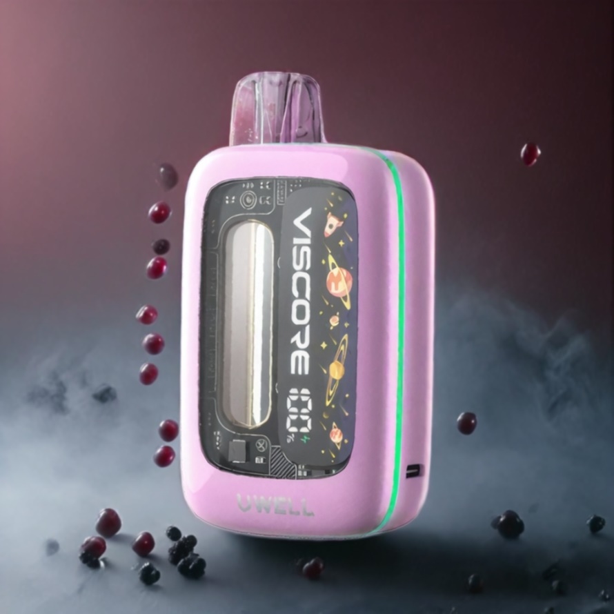 UWELL VISCORE C30000 Pod System Sur Tranbär Druvor Svensk Grossist 1000mAh 20ml 30000 Puffs