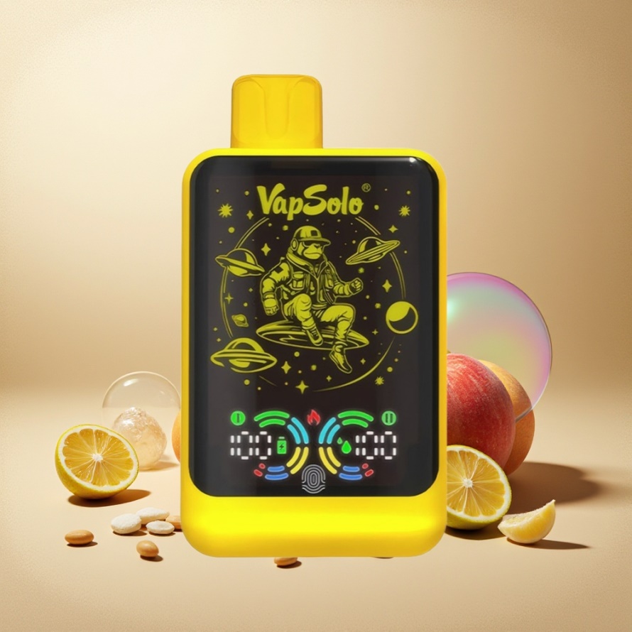 VapSolo GALAXY 30000 Puffs Engångs Vape Citron Persika 40ml 850mAh Type-C svensk grossist