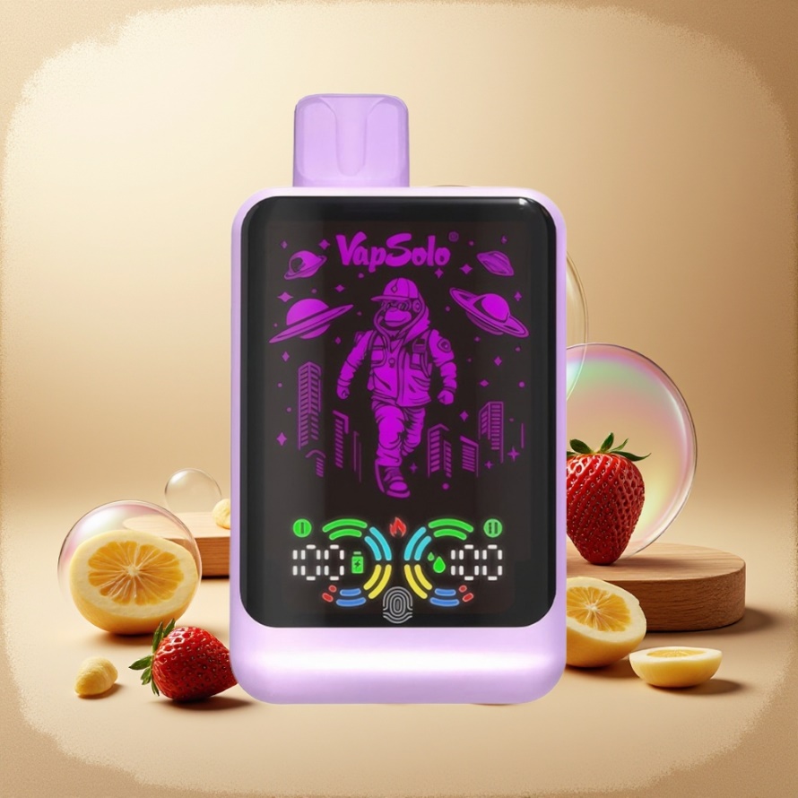 VapSolo GALAXY 30000 Puffs Engångs Vape Jordgubb Banan 40ml 850mAh Type-C svensk grossist