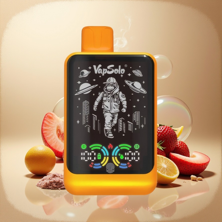 VapSolo GALAXY 30000 Puffs Engångs Vape Jordgubb Red Bull 40ml 850mAh Type-C svensk grossist