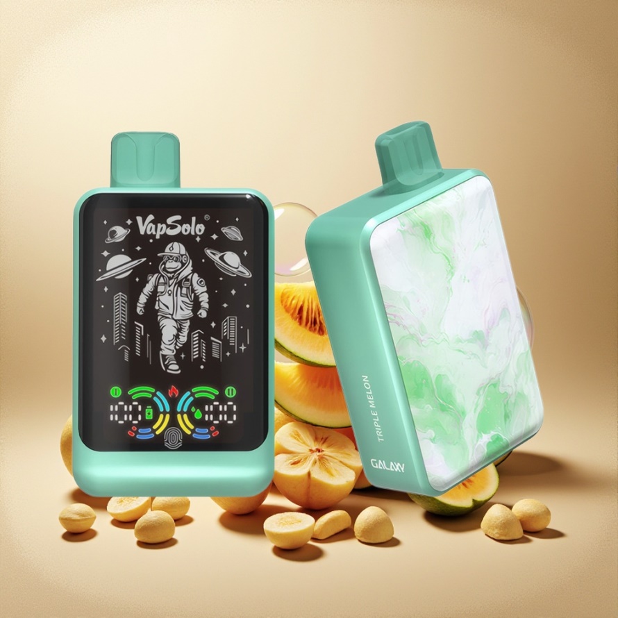 VapSolo GALAXY 30000 Puffs Engångs Vape Trippel Melon 40ml 850mAh Type-C svensk grossist