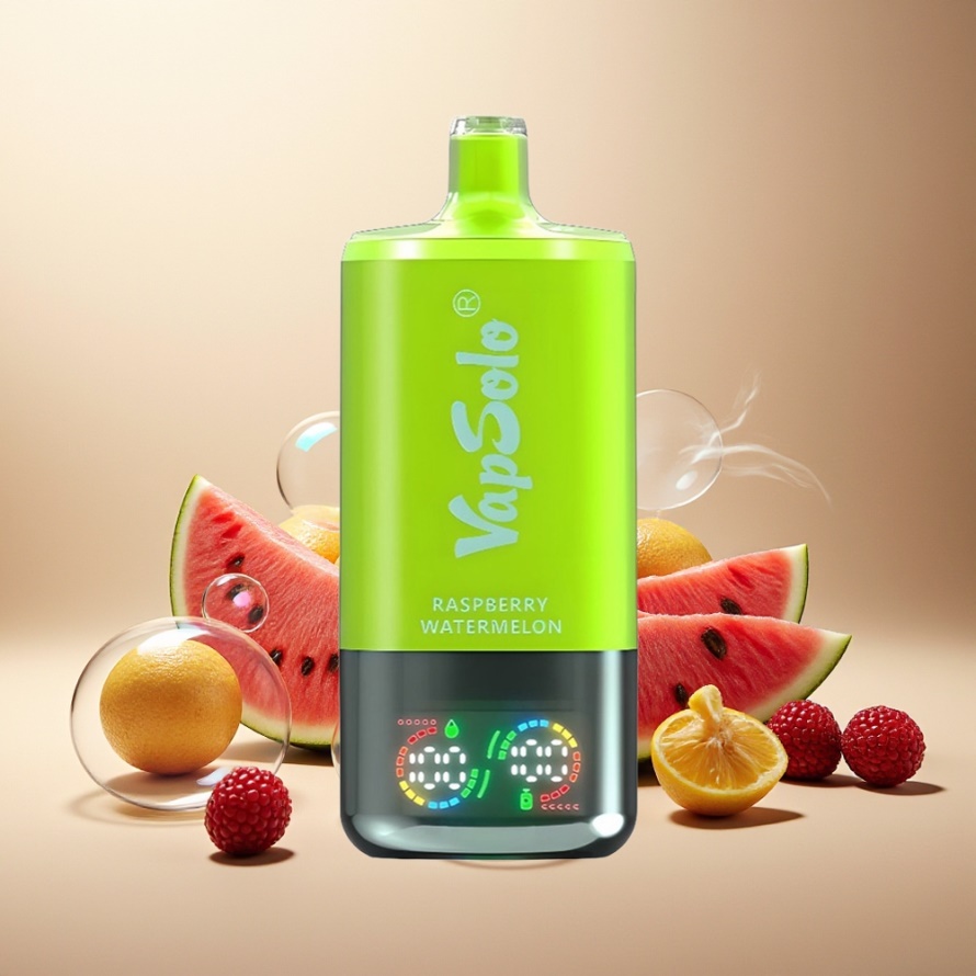 VapSolo Tripe 30000 Puffs Svensk Grossist Engångs Vape Hallon Vattenmelon 40ml Type-C