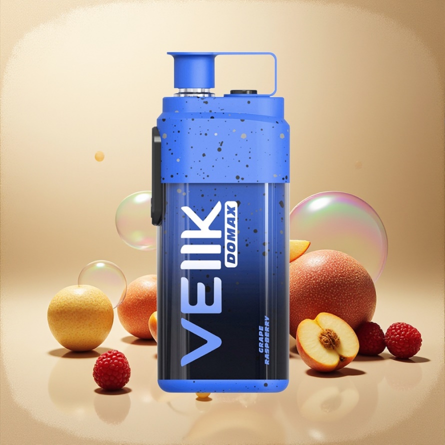 VEIIK DOMAX 20000 Puffs Svensk Grossist Engångs Vape Hallon med 25ML E-liquid & 850 mAh