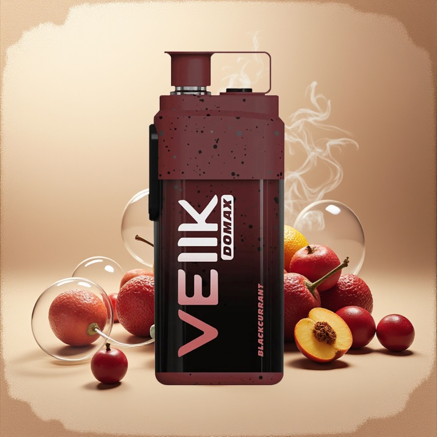 VEIIK DOMAX 20000 Puffs Svensk Grossist Engångs Vape Svartvinbär med 10mg Nikotin & 25ML E-vätska