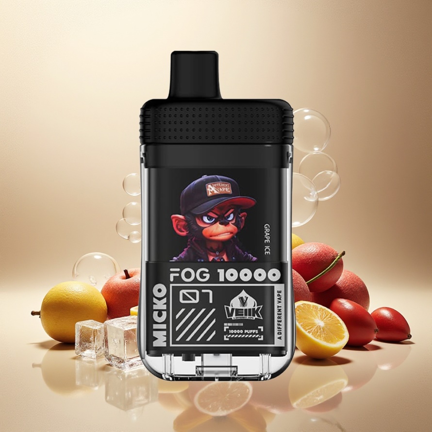 VEIIK MICKO FOG 10000 Puffs Engångs Vape Vinis Is med 500 mAh svensk grossist