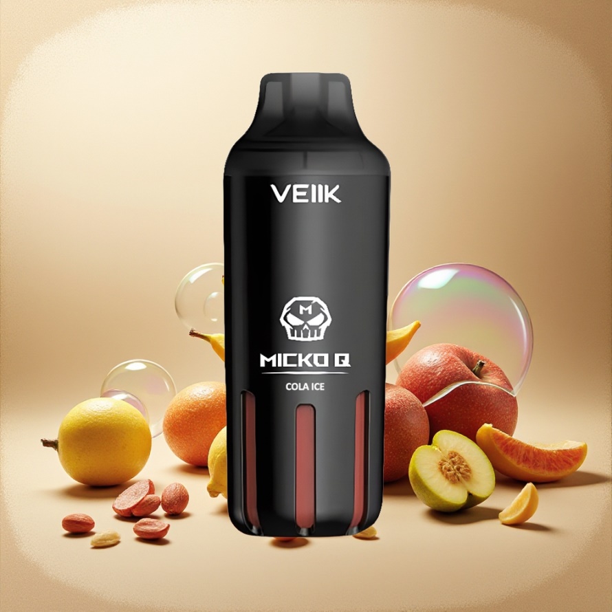 VEIIK MICKO Q 5500 Puffs 15ml 1300mAh Svensk Grossist Engångs Vape Cola IS