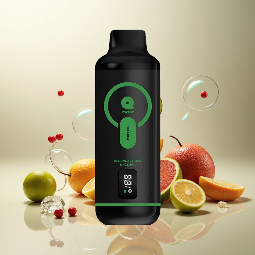 VEIIK MICKO Q TWIST 12000 Puff Engångsvape Mynta Is svensk grossist 50mg/ml 1.1ohm