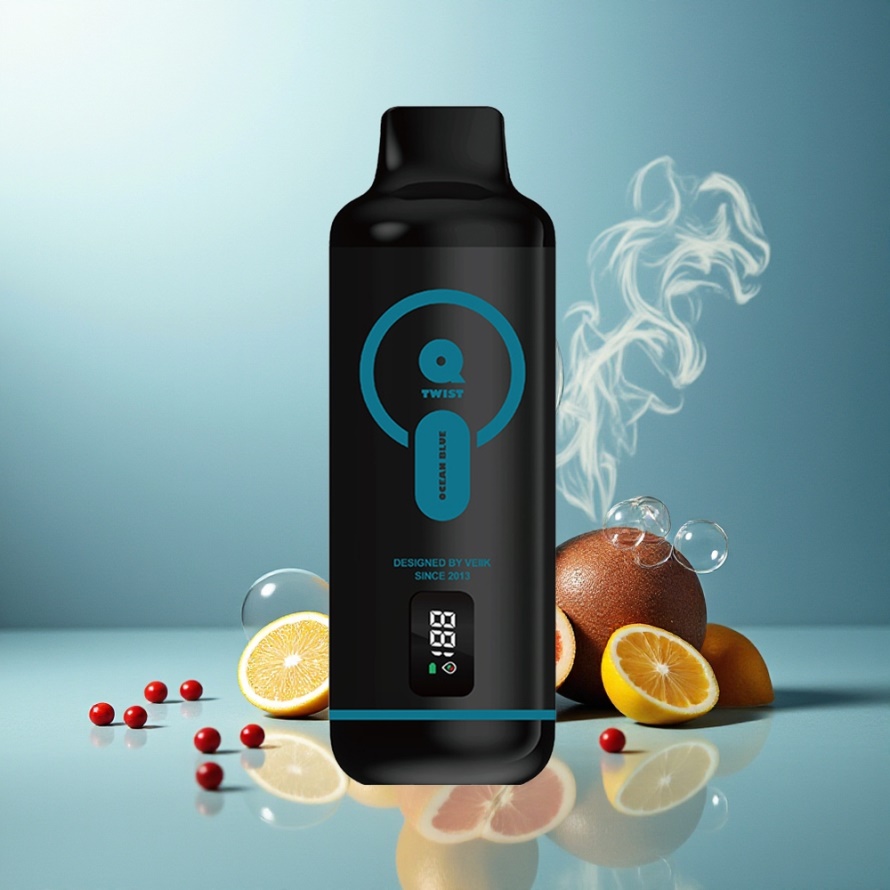 VEIIK MICKO Q TWIST 12000 Puffs Engångs Vape Havsblå svensk grossist 50mg/ml Salt Nic 1.1ohm Mesh Coil