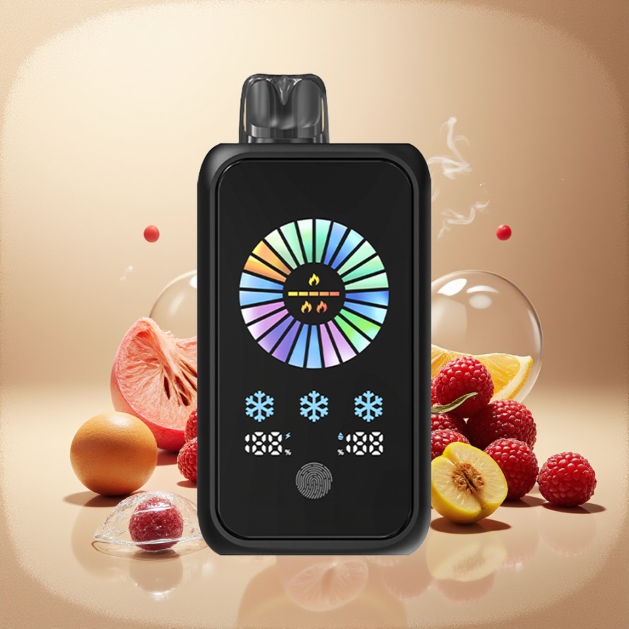 VEIIK SPACE CLOUD 30000 PUFFS Svensk Grossist Engångs Vape Bär Hallon Dual Mesh Type-C