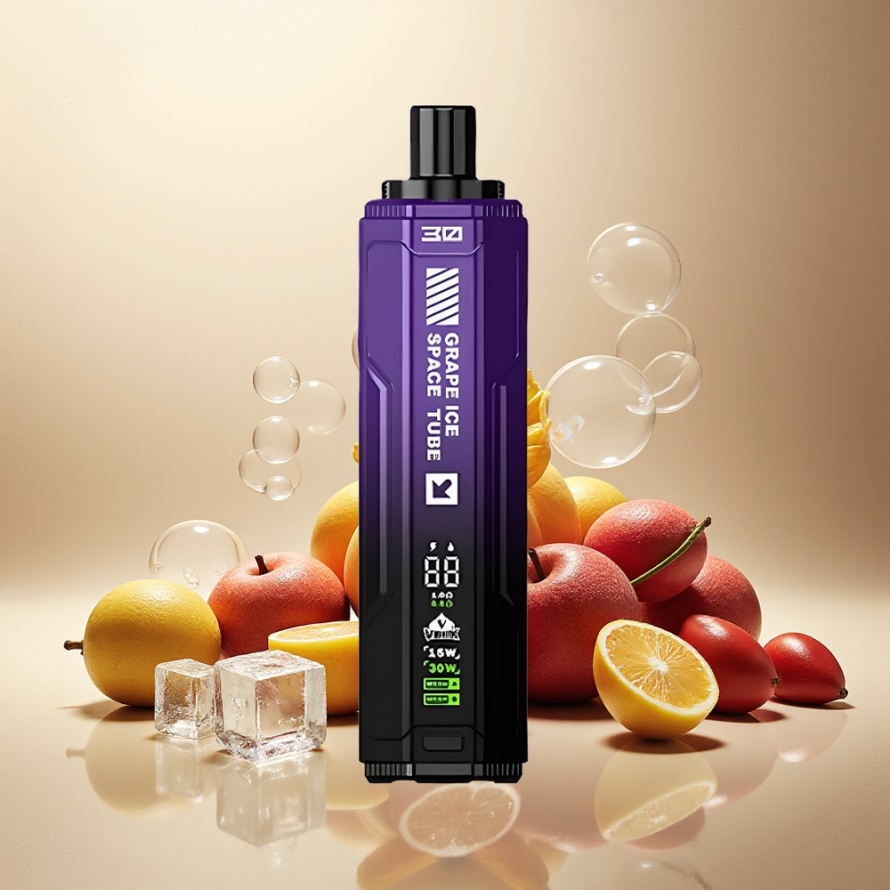 VEIIK SPACE TUBE 20000 Puffs Engångs Vape Vinis Is med svensk grossist 22ml 850mAh Type-C Skärm