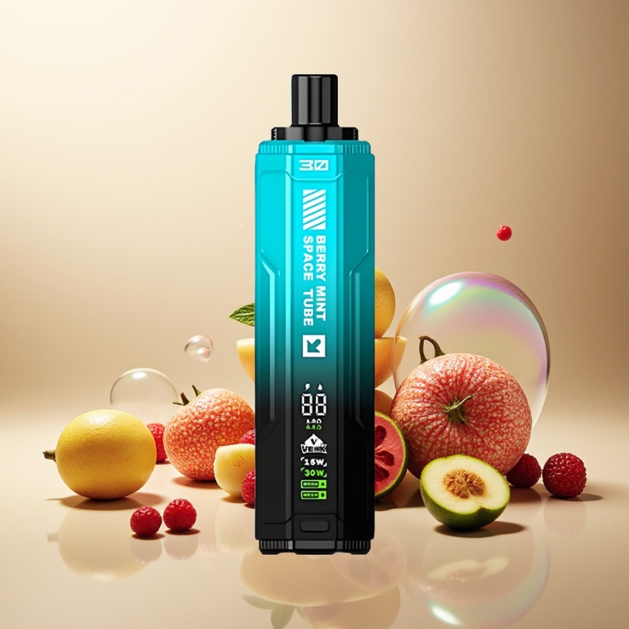 VEIIK SPACE TUBE 20000 Puffs Svensk Grossist Engångs Vape Bärmynta 22ml 850mAh Typ-C Skärm