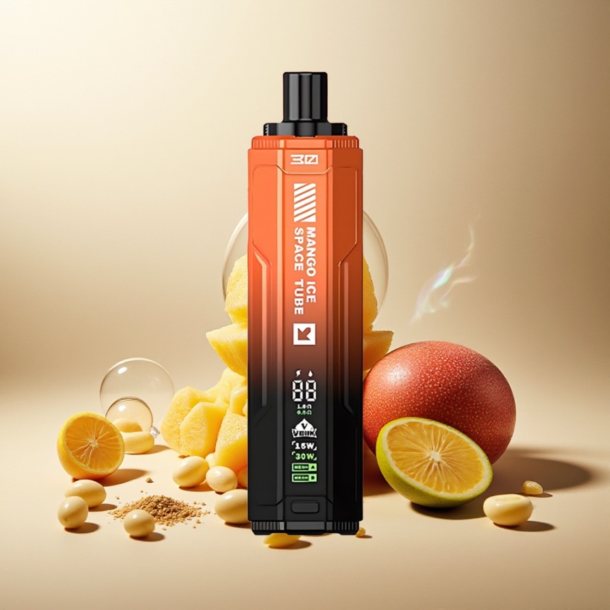 VEIIK SPACE TUBE 20000 Puffs Svensk Grossist Engångs Vape Mango Is 22ml 850mAh Typ-C