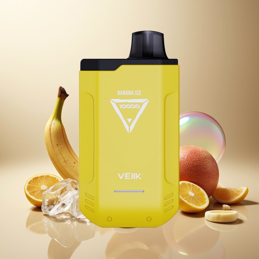 VEIIK X SPACE 10000 Puffs Engångs Vape Bananis (USB-C, 18ML, 500mAh) svensk grossist