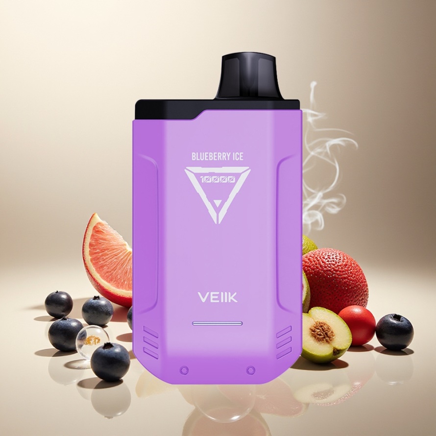 VEIIK X SPACE 10000 Puffs Engångsvape Blåbär Is 18ML USB-C svensk grossist