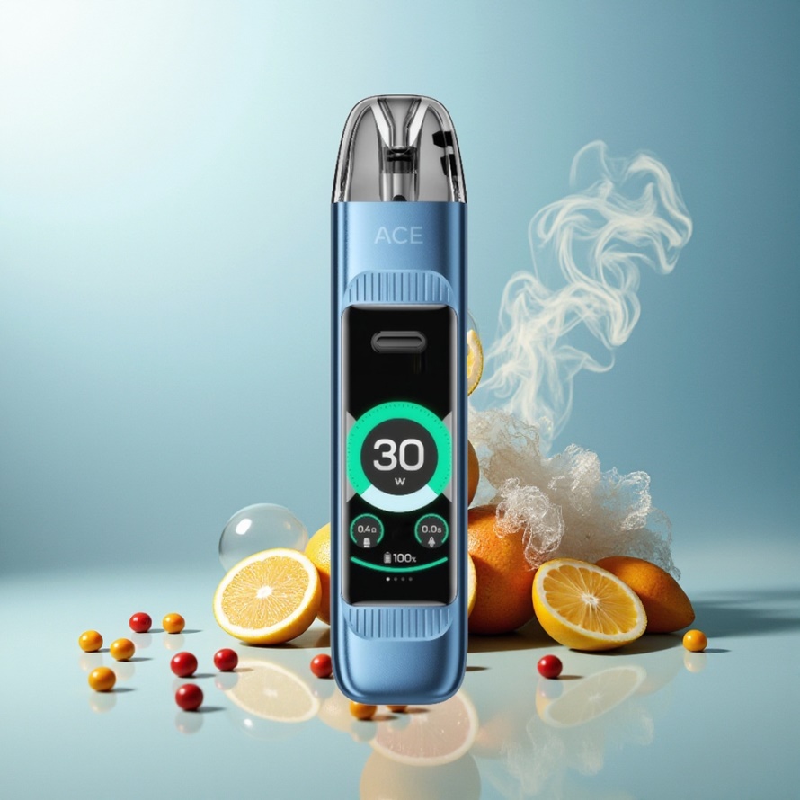 VOZOL ACE MAX Engångs Vape Himmelblå med 1.47" Skärm & 1000mAh Batteri – Svensk Grossist