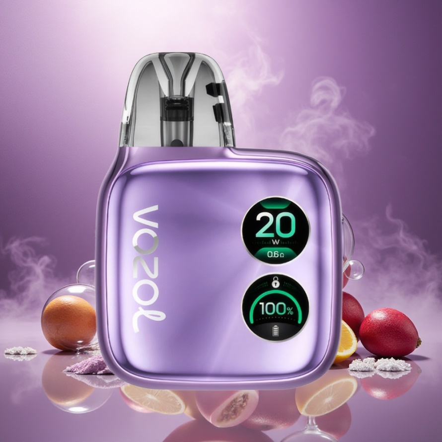 VOZOL ACE Pro Engångsvape Månskenslila svensk grossist med 1.47'' Dual Round Screen & 1400mAh