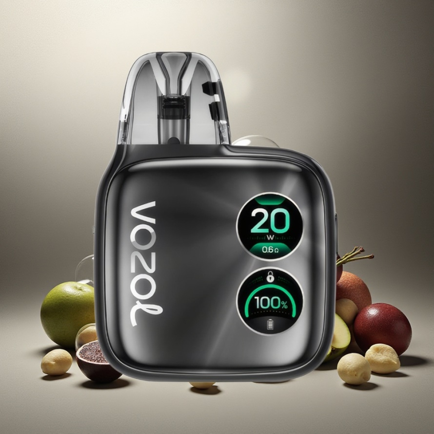 VOZOL ACE Pro Engångsvape Obsidianskiffer med 1.47'' Dual Round Screen & 1400mAh – svensk grossist