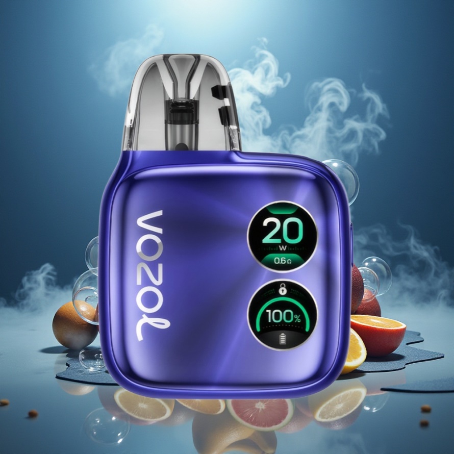 VOZOL ACE Pro Engångsvape Skymningsblå 1.47'' Dubbelskärm 1400mAh svensk grossist