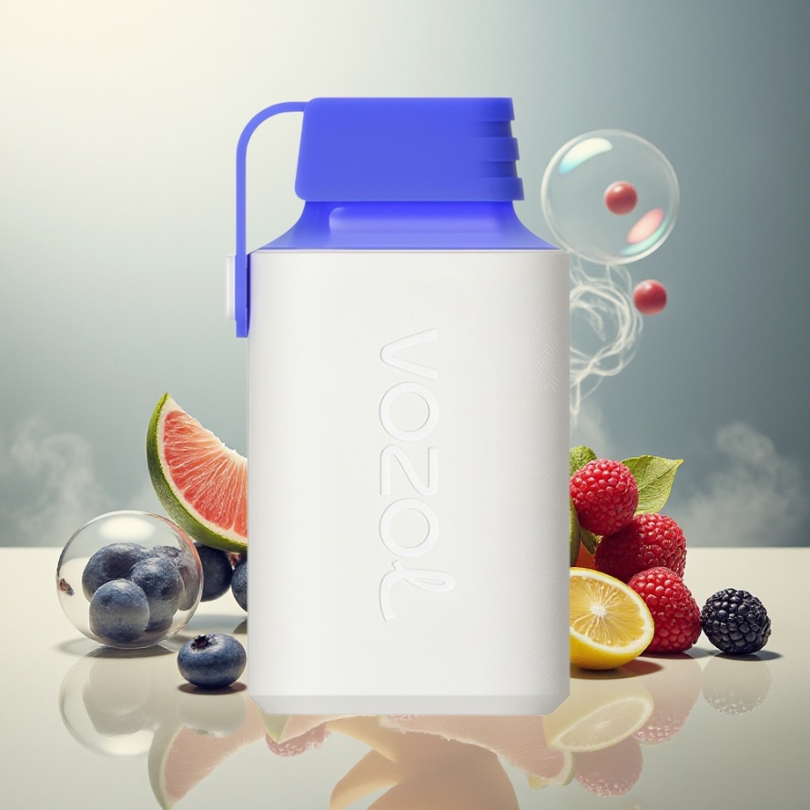 VOZOL GEAR 600 Engångs Vape Blå Hallon Citron med 600 Puffar & Type-C Laddning – Svensk Grossist