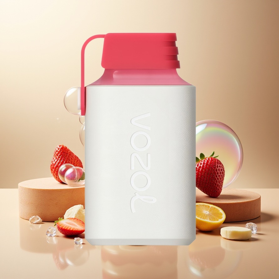 VOZOL GEAR 600 Engångs Vape Jordgubb Glass "Hyper Consistent" svensk grossist