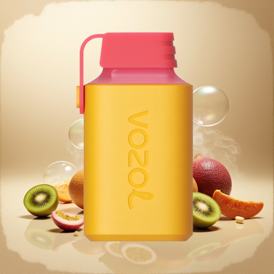 VOZOL GEAR 600 Engångs Vape Kiwi Passionfrukt Guava Svensk Grossist – Hyper Consistent, Type-C Laddning, 600 Puffar