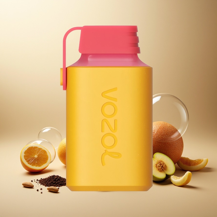 VOZOL GEAR 600 Engångs Vape Kräm Tobak med Child Safety Lock & Type-C svensk grossist