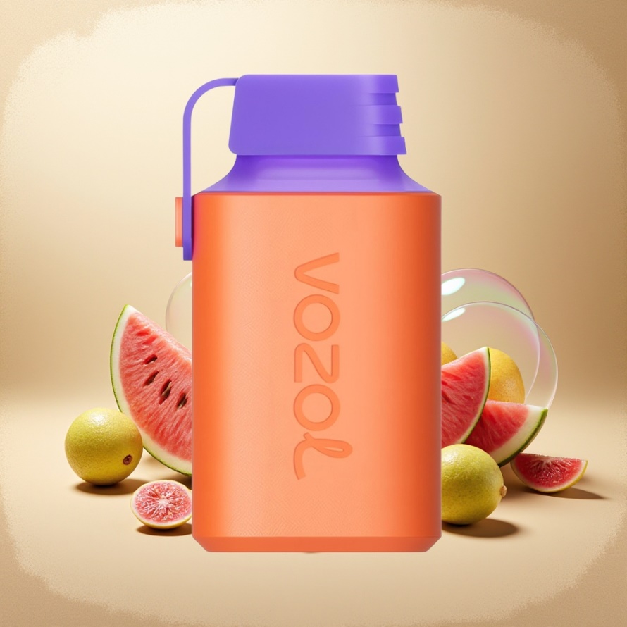 VOZOL GEAR 600 Engångsvape Litchi Guava Vattenmelon – Hyper Consistent, 600 Puffs, Type-C, svensk grossist
