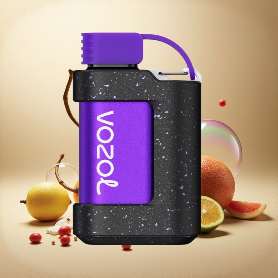 VOZOL Gear 7000 Engångs Vape Aloe & Druva med 15mL E-liquid, 500mAh Batteri för svensk grossist