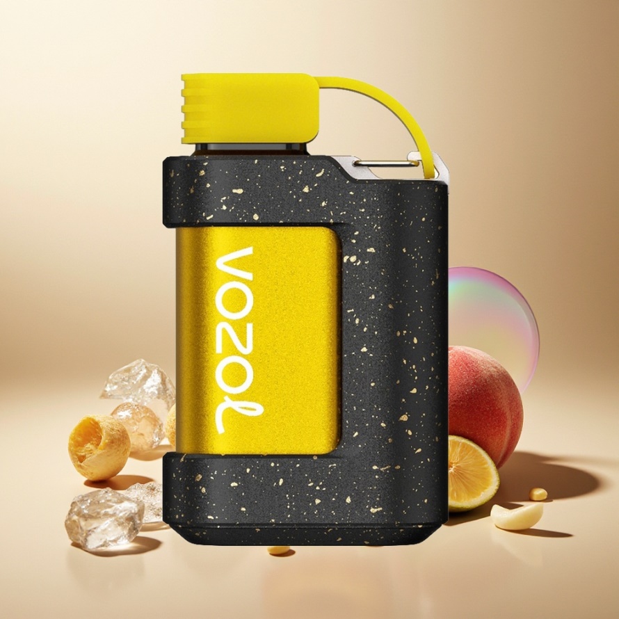 VOZOL Gear 7000 Engångs Vape Persik Is svensk grossist med 15mL E-liquid & 500mAh Battery