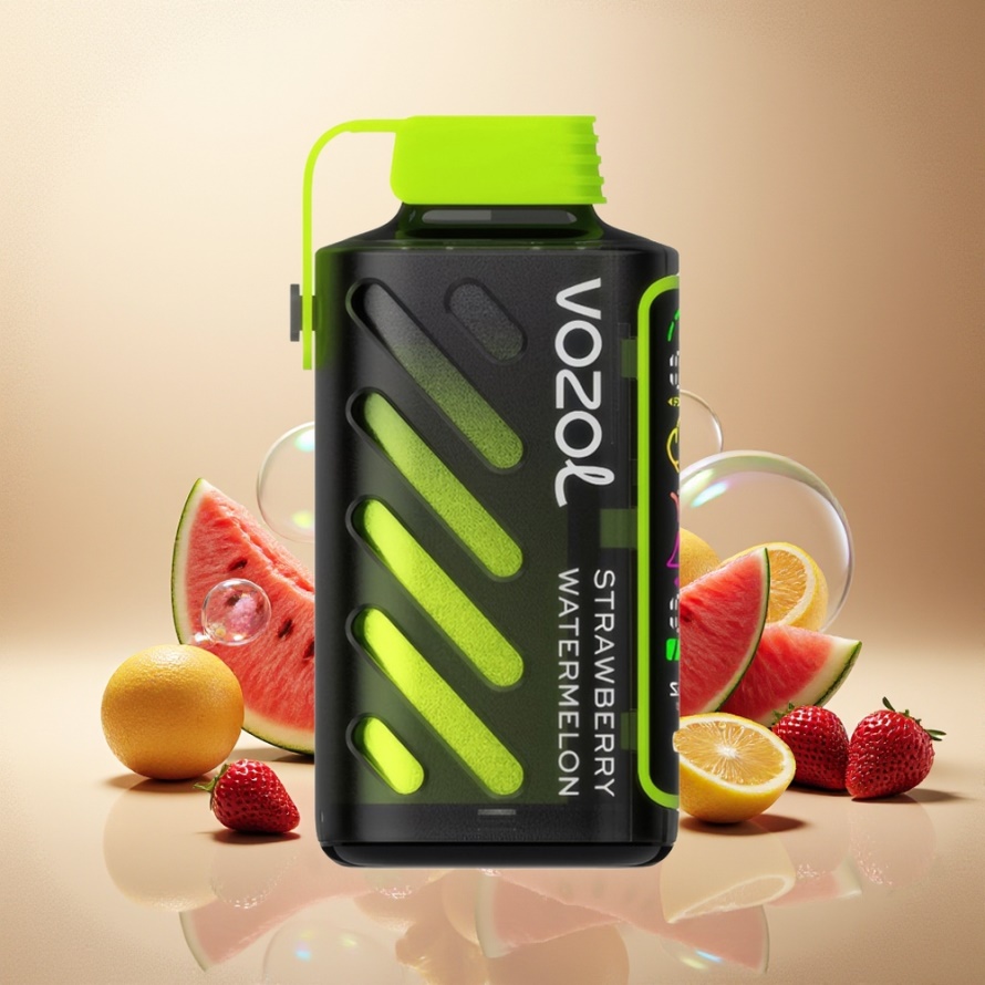 VOZOL Gear Power 20000 Puffs Svensk Grossist Engångs Vape Jordgubb Vattenmelon Dual Mesh Coil 20mL