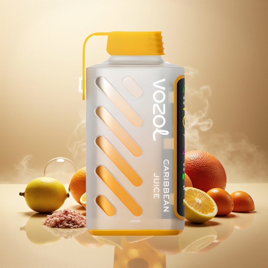 VOZOL Gear Power 20000 Puffs Svensk Grossist Engångs Vape Karibisk Juice med S.i.L.C. Tech & Dual Mesh Coil