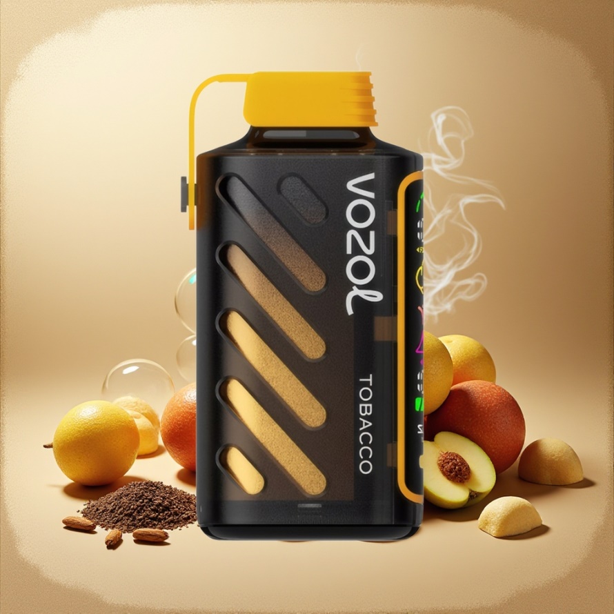 VOZOL Gear Power 20000 Puffs Svensk Grossist Engångs Vape Tobak med S.i.L.C. Tech, Dual Mesh Coil & 20mL