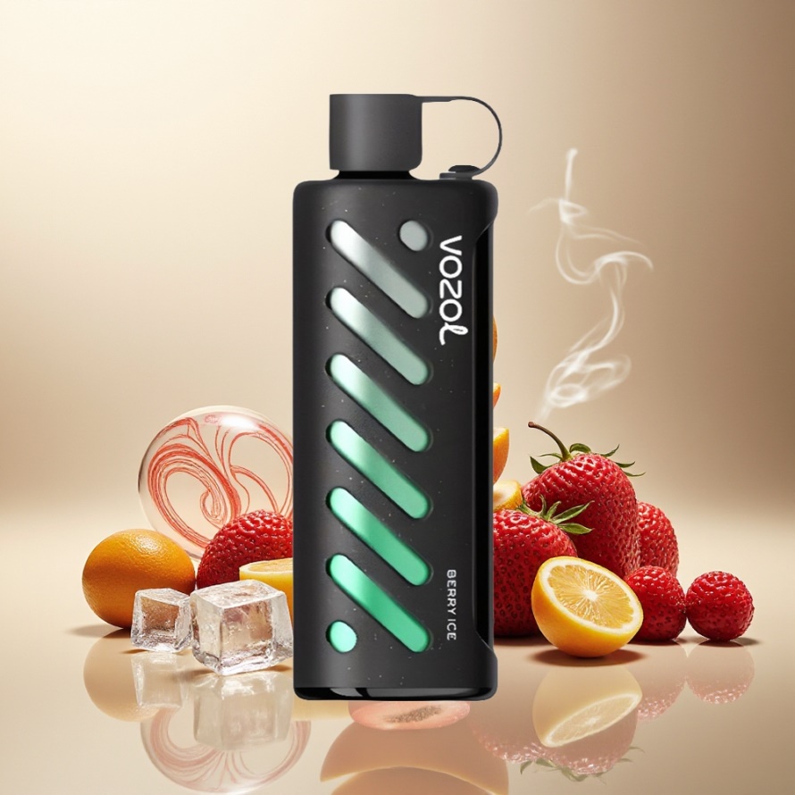 VOZOL Gear Shisha 25000 Puffs Svensk Grossist Bär Is Dual Mesh 1000mAh S.i.L.C Tech